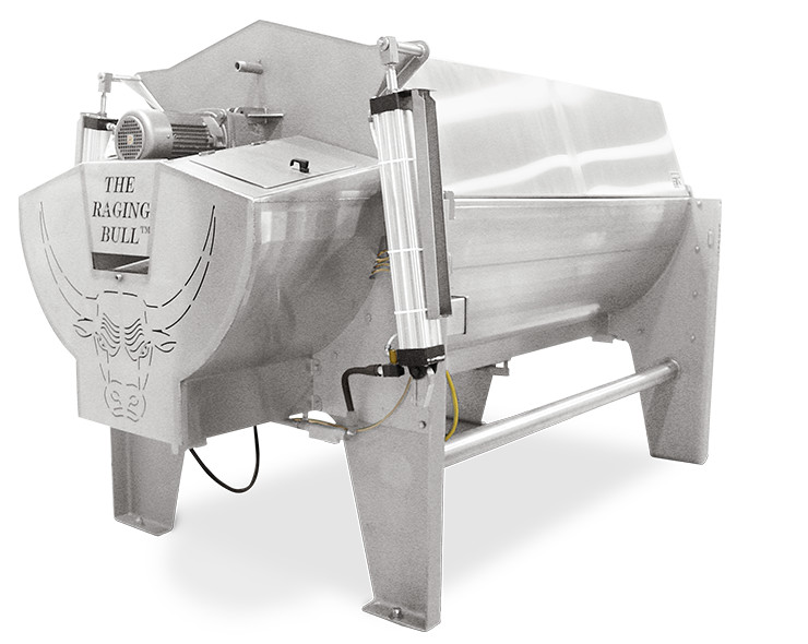 Raging Bull, High Volume, Reliable Peeling, Scrubbers, Washers, Full-Length Augers, Low-Maintenance Drive Trains, Technical Advantage, Dry Peel Applications, After-Steam Peeling, Stand-Alone Raw Peeling, Gravity Chute, Higher Recovery, Higher Productivity, Less Downtime, Lower Peel Variability, High Volume