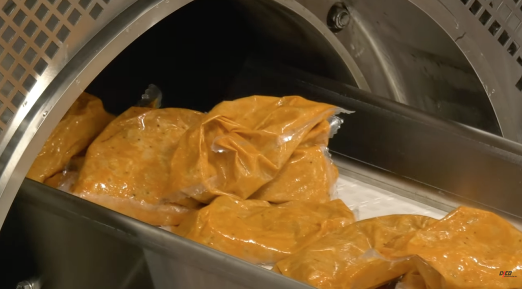 pouch cooling methods for food processing