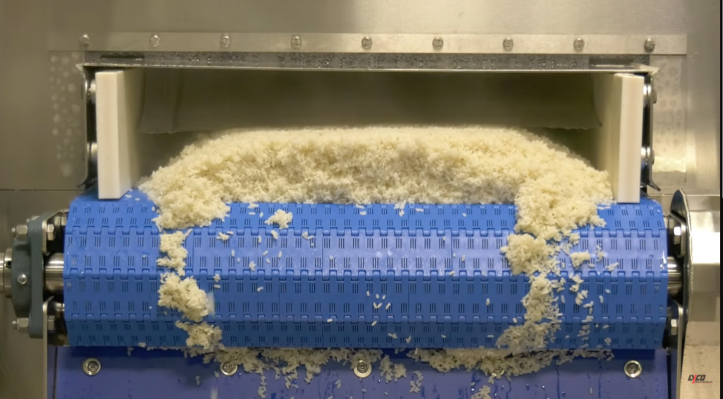fully absorbed rice cooking process